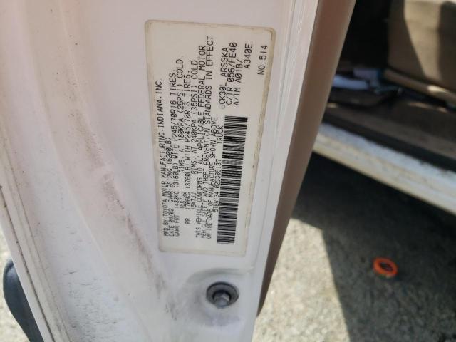 5TBRT34102S305137 - 2002 TOYOTA TUNDRA ACCESS CAB თეთრი ფოტო 12