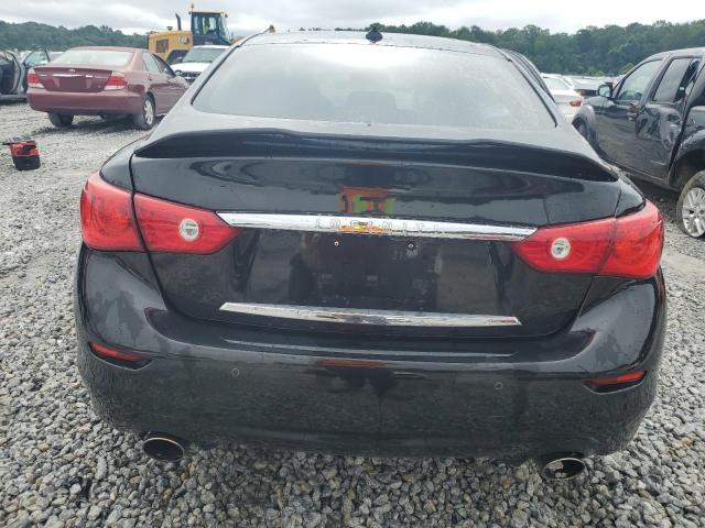 JN1BV7AR2FM403840 - 2015 INFINITI Q50 BASE BLACK photo 6
