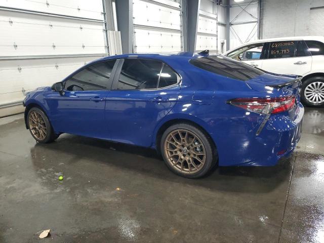 4T1T11BK8PU096960 - 2023 TOYOTA CAMRY SE NIGHT SHADE BLUE photo 2