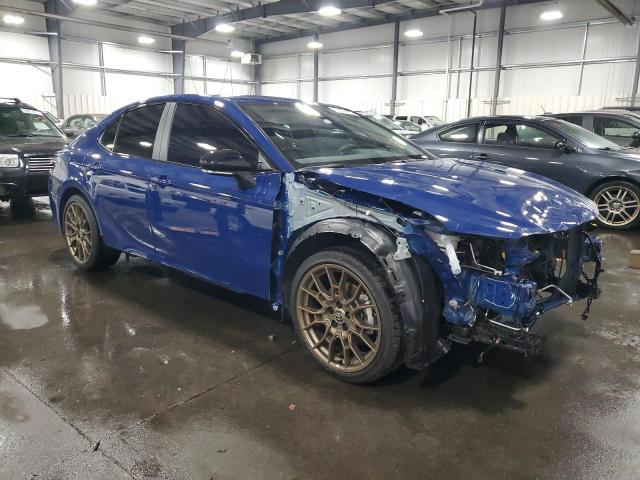 4T1T11BK8PU096960 - 2023 TOYOTA CAMRY SE NIGHT SHADE BLUE photo 4