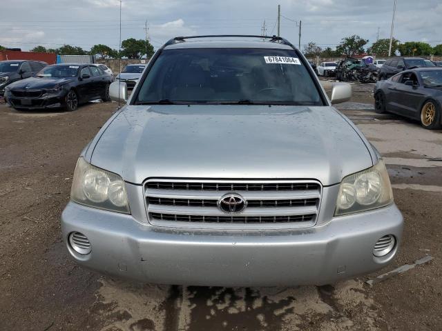 JTEGD21A030059622 - 2003 TOYOTA HIGHLANDER SILVER photo 5