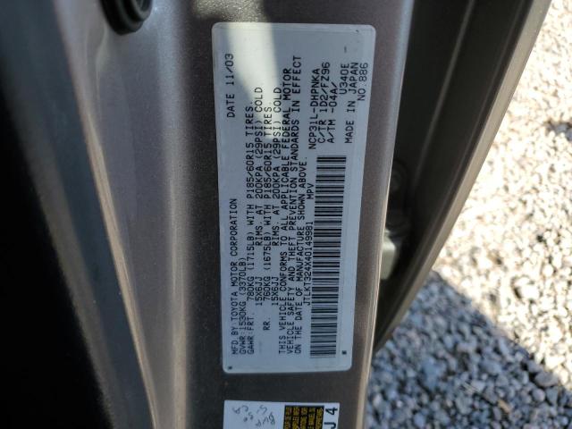 JTLKT324X40149981 - 2004 TOYOTA SCION XB TWO TONE photo 13