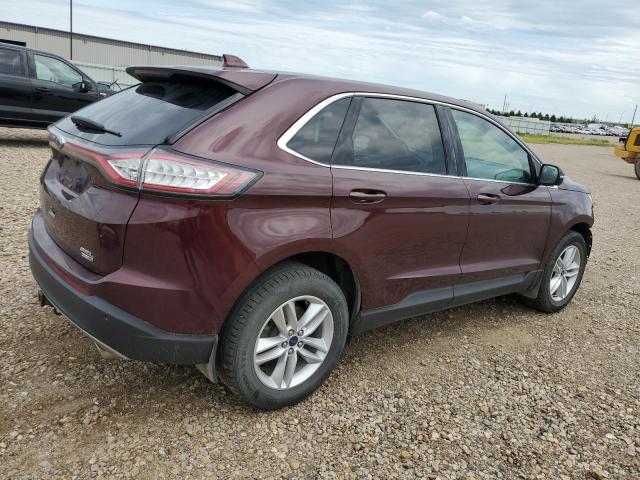 2FMPK4J95JBB10342 - 2018 FORD EDGE SEL Շագանակագույն լուսանկար 3