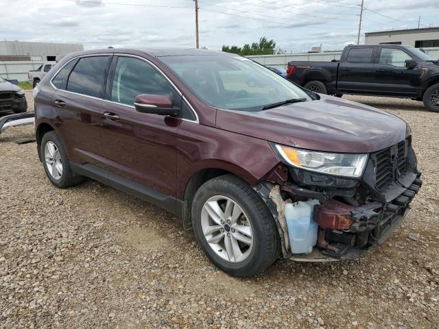 2FMPK4J95JBB10342 - 2018 FORD EDGE SEL Շագանակագույն լուսանկար 4