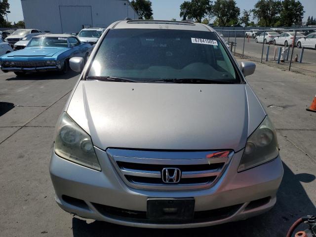 5FNRL38756B019039 - 2006 HONDA ODYSSEY EXL SILVER photo 5
