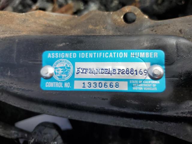 5YFB4MDE4SP288169 - 2025 TOYOTA COROLLA LE Blanc photo 12