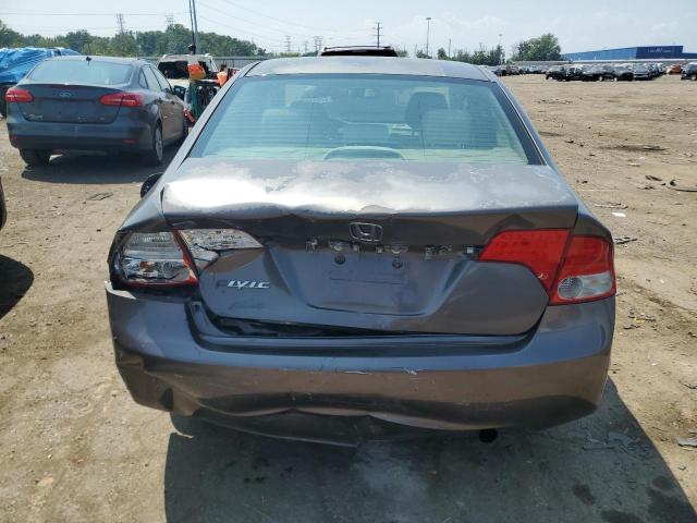 2HGFA1F58AH547838 - 2010 HONDA CIVIC LX GRAY photo 6