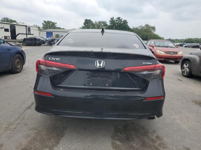 2HGFE2F51NH573570 - 2022 HONDA CIVIC SPORT BLACK photo 6