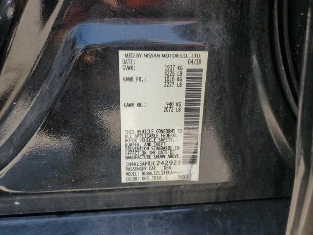 1N4AL3AP8JC242923 - 2018 NISSAN ALTIMA 2.5 黑色 照片 12