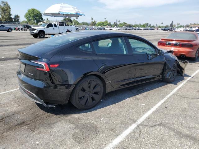 5YJ3E1EB1RF788428 - 2024 TESLA MODEL 3 Czarny zdjęcie 3