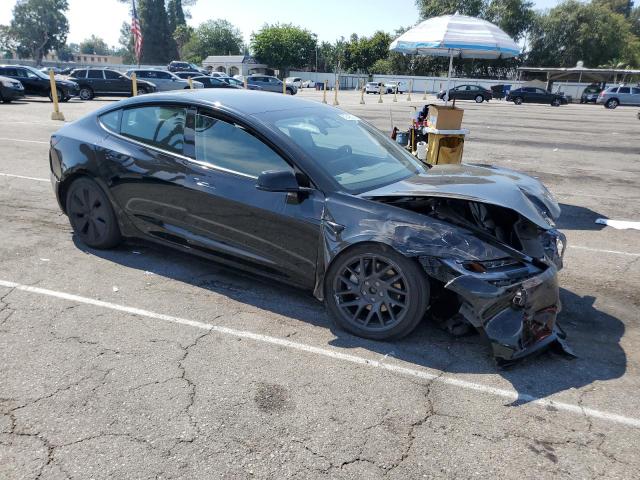 5YJ3E1EB1RF788428 - 2024 TESLA MODEL 3 Czarny zdjęcie 4