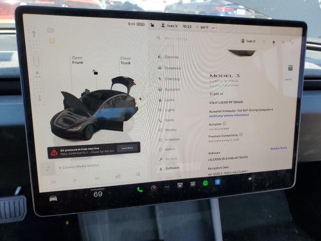 5YJ3E1EB1RF788428 - 2024 TESLA MODEL 3 Czarny zdjęcie 9