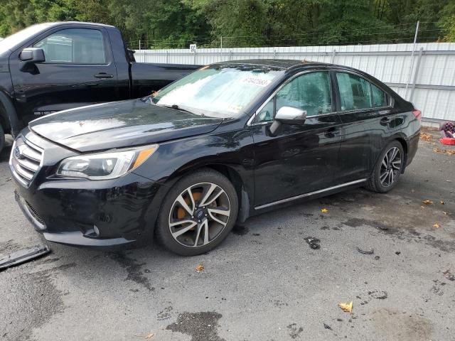 4S3BNAR68H3030669 - 2017 SUBARU LEGACY SPORT BLACK photo 1