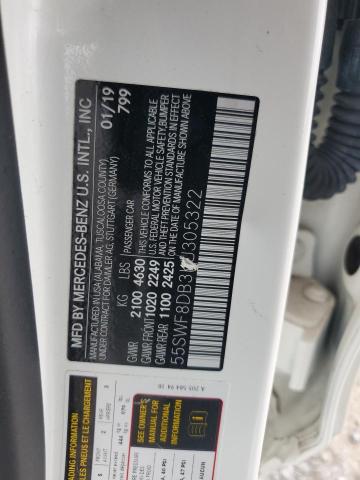 55SWF8DB3KU305322 - 2019 MERCEDES-BENZ C 300 白色 照片 12