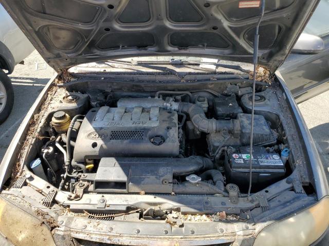 KNAFB161645134110 - 2004 KIA SPECTRA GS GRAY photo 11