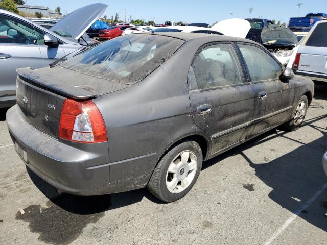 KNAFB161645134110 - 2004 KIA SPECTRA GS GRAY photo 3