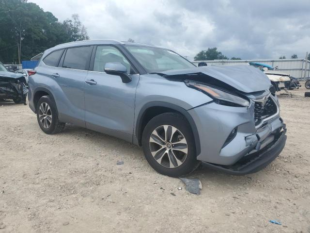 5TDKDRAH5PS008396 - 2023 TOYOTA HIGHLANDER L BLUE photo 4