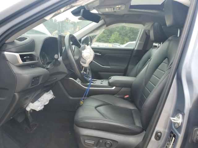 5TDKDRAH5PS008396 - 2023 TOYOTA HIGHLANDER L BLUE photo 7