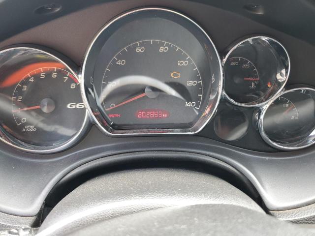 1G2ZG58B074256071 - 2007 PONTIAC G6 BASE BLACK photo 9