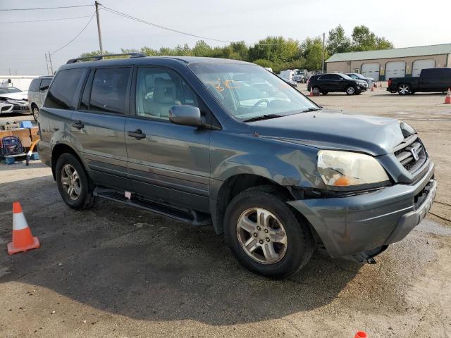 5FNYF18574B007199 - 2004 HONDA PILOT EXL GRAY photo 4