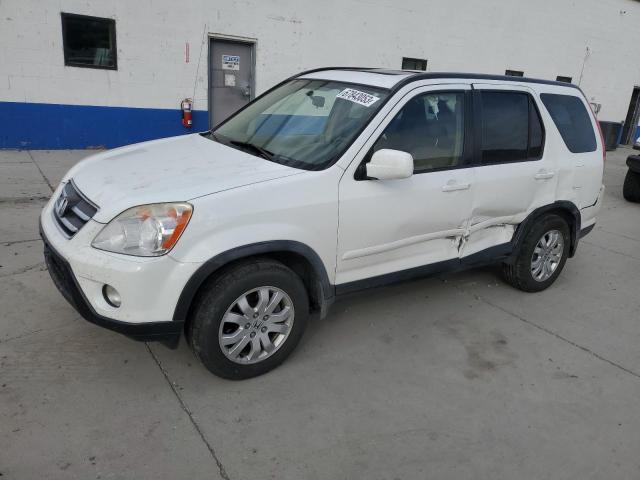 JHLRD78946C007535 - 2006 HONDA CR-V SE WHITE photo 1