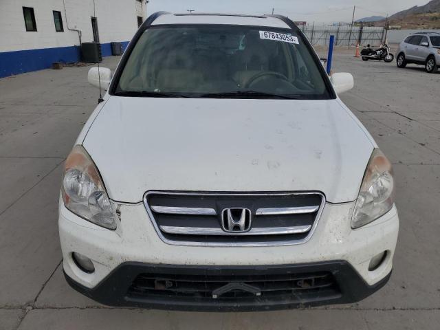 JHLRD78946C007535 - 2006 HONDA CR-V SE WHITE photo 5