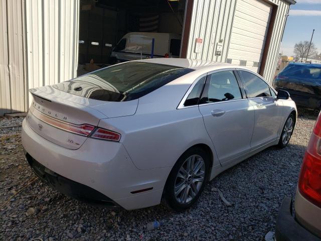 3LN6L2G98ER818418 - 2014 LINCOLN MKZ WHITE photo 3