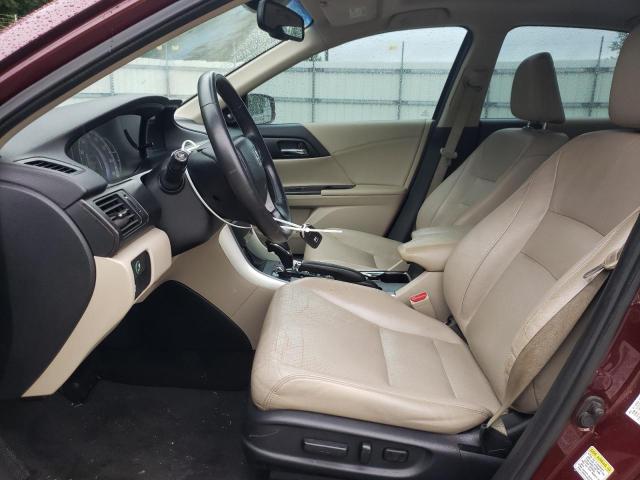 1HGCR2F89DA149889 - 2013 HONDA ACCORD EXL 栗色 照片 7