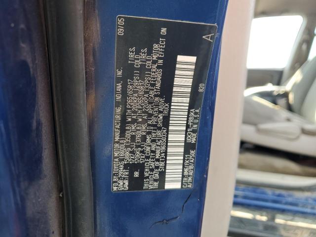 5TBET34196S503347 - 2006 TOYOTA TUNDRA DOUBLE CAB SR5 BLUE photo 13