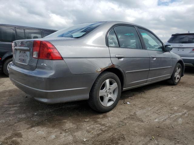 2HGES26754H619907 - 2004 HONDA CIVIC EX GRAY photo 3