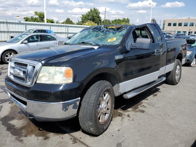 1FTPX14V87FB89753 - 2007 FORD F150 BLACK photo 1