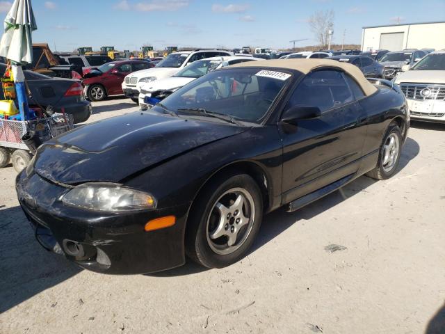 4A3AX35G6WE068657 - 1998 MITSUBISHI ECLIPSE SPYDER GS BLACK photo 1