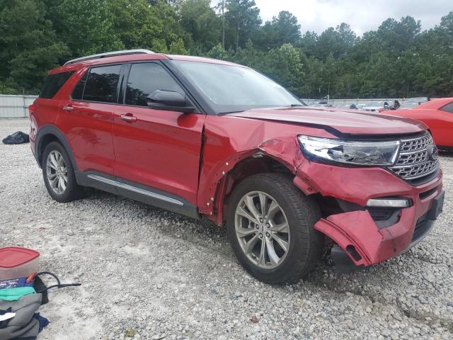 1FMSK8FH1MGB03452 - 2021 FORD EXPLORER LIMITED RED photo 4
