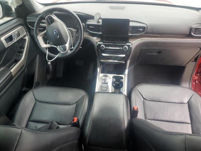 1FMSK8FH1MGB03452 - 2021 FORD EXPLORER LIMITED RED photo 8