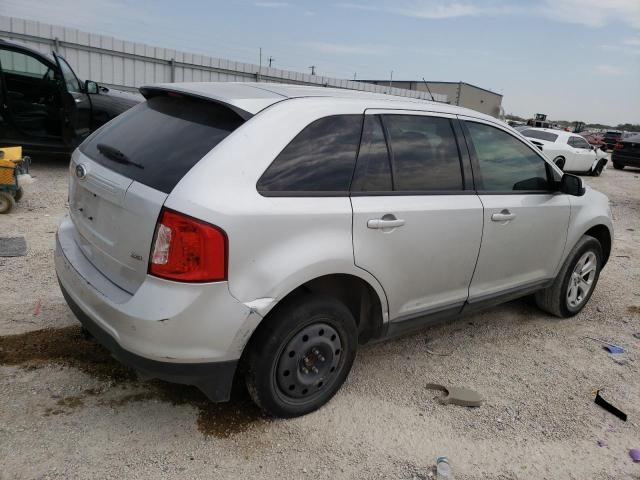 2FMDK3JC4DBC88742 - 2013 FORD EDGE SEL SILVER photo 3