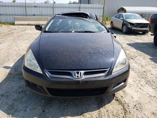 1HGCM82637A008438 - 2007 HONDA ACCORD EX BLACK photo 5