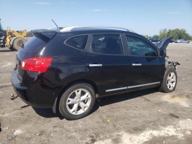 JN8AS5MVXBW689647 - 2011 NISSAN ROGUE S BLACK photo 3