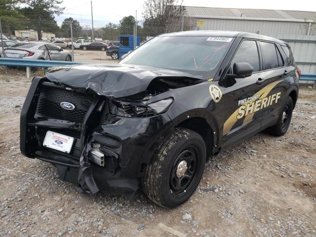 1FM5K8AB1NGA07001 - 2022 FORD EXPLORER POLICE INTERCEPTOR 黑色 照片 1