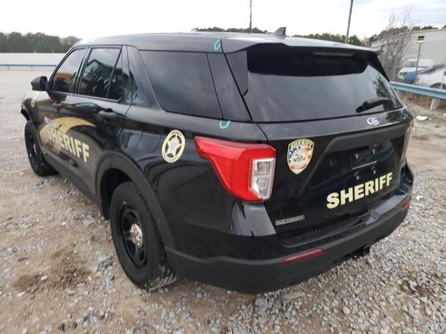1FM5K8AB1NGA07001 - 2022 FORD EXPLORER POLICE INTERCEPTOR 黑色 照片 2
