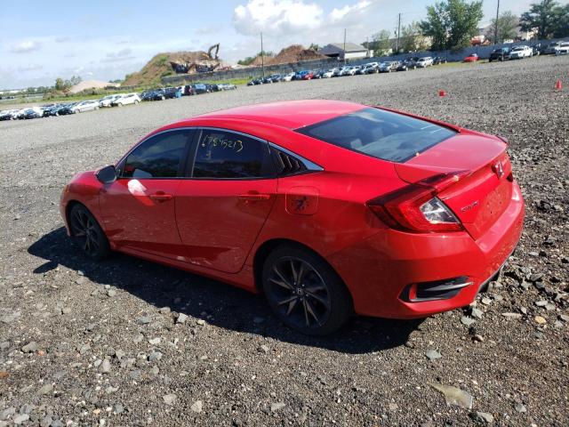 2HGFC2F88LH539378 - 2020 HONDA CIVIC SPORT RED photo 2
