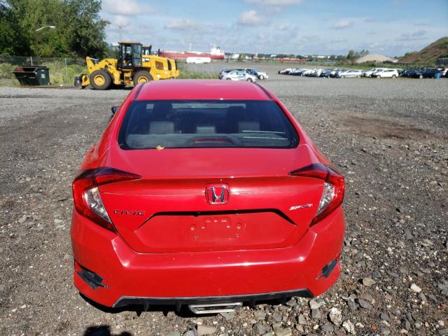 2HGFC2F88LH539378 - 2020 HONDA CIVIC SPORT RED photo 6