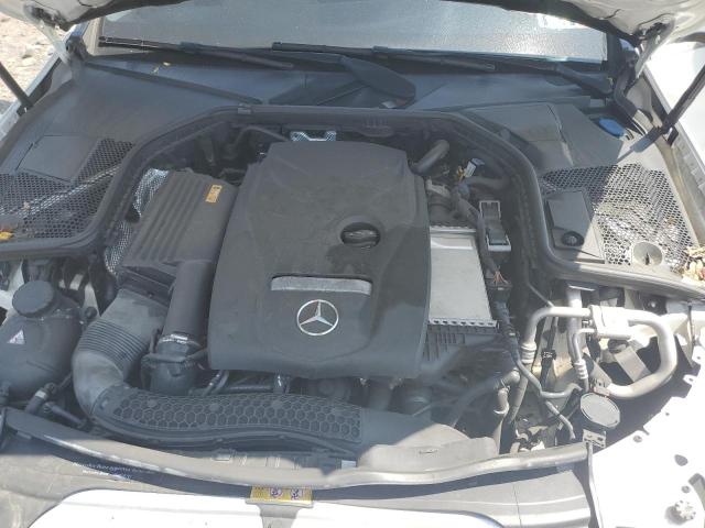 55SWF4KB7HU228426 - 2017 MERCEDES-BENZ C 300 4MATIC WHITE photo 11