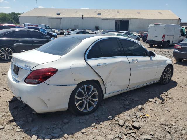 55SWF4KB7HU228426 - 2017 MERCEDES-BENZ C 300 4MATIC WHITE photo 3
