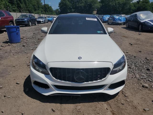 55SWF4KB7HU228426 - 2017 MERCEDES-BENZ C 300 4MATIC WHITE photo 5
