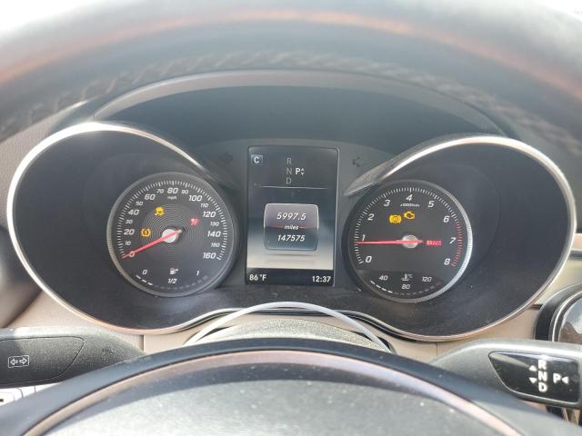 55SWF4KB7HU228426 - 2017 MERCEDES-BENZ C 300 4MATIC WHITE photo 9