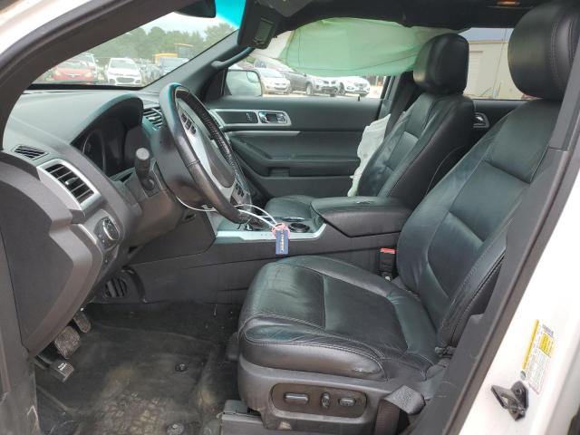 1FM5K7D89EGA87822 - 2014 FORD EXPLORER XLT WHITE photo 7