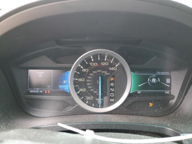 1FM5K7D89EGA87822 - 2014 FORD EXPLORER XLT WHITE photo 9