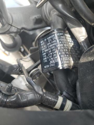 JKAEX8A11GDA28610 - 2016 KAWASAKI EX300 A 黑色 照片 9