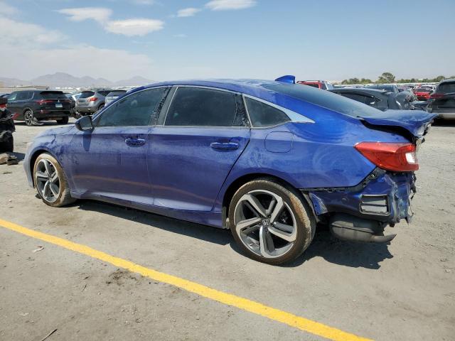 1HGCV1F36KA099752 - 2019 HONDA ACCORD SPORT Bleu photo 2