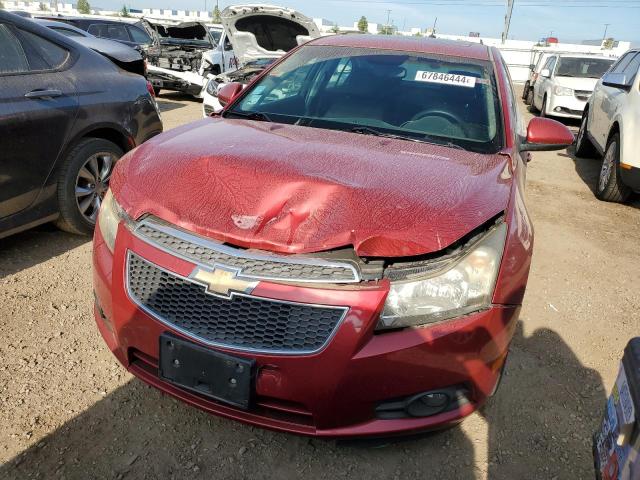 1G1PF5SCXC7271007 - 2012 CHEVROLET CRUZE LT RED photo 5